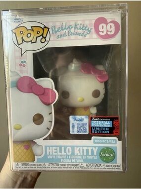 BNWT Funko Pop Hello Kitty #99 🍦 2025 Fall Convention LE 1000 PCS Scented 🔥
